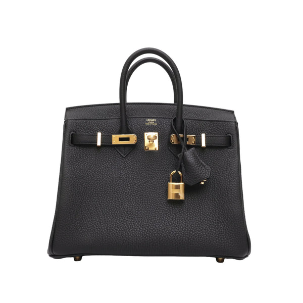Hermès Birkin 25 Black Togo Gold Hardware 2025