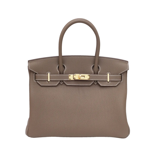 Pre-Owned Hermès Birkin 30 Etoupe Togo Gold Hardware 2026