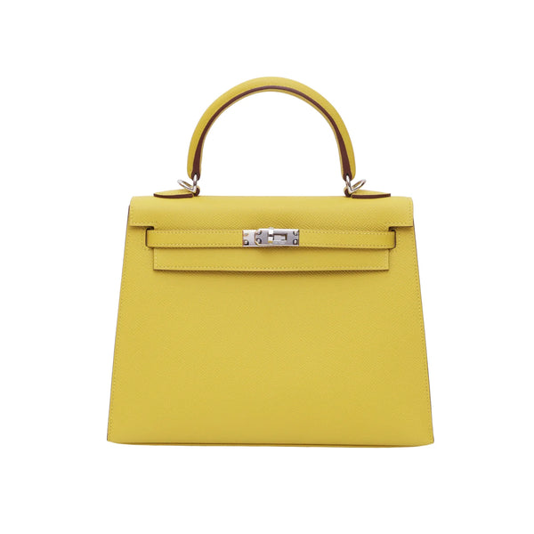 Hermès Kelly 25 Cumin Epsom Palladium Hardware 2024