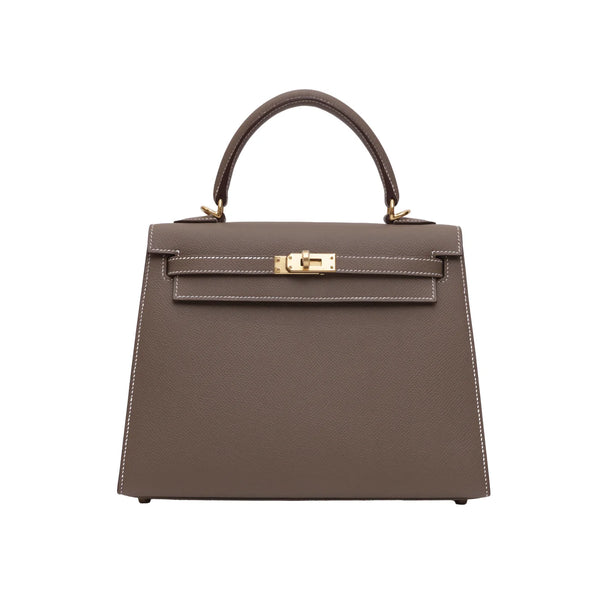 Hermès Kelly 25 Etoupe Epsom Gold Hardware 2024