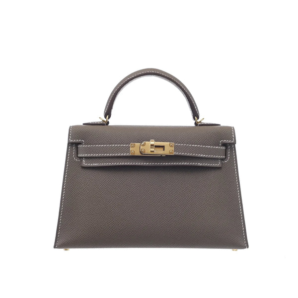 Hermès Mini Kelly Etoupe Epsom Gold Hardware 2026