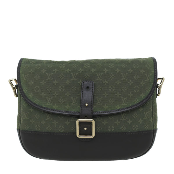 Pre-Owned Louis Vuitton Monogram Mini Lin Berangere Shoulder Bag Kaki
